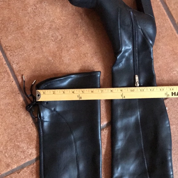 MARC FISHER BLACK OVER THE KNEE BOOTS SIZE 6.5 - Picture 10 of 15